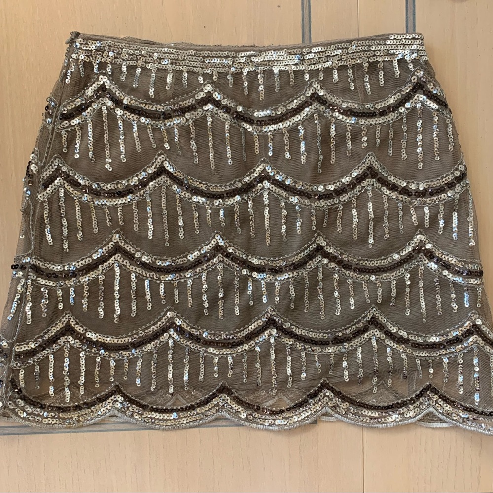 Sequined Grey Forever 21 Skirt ✨